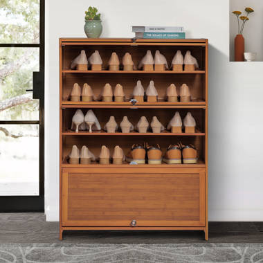 Teak best sale shoe cabinet